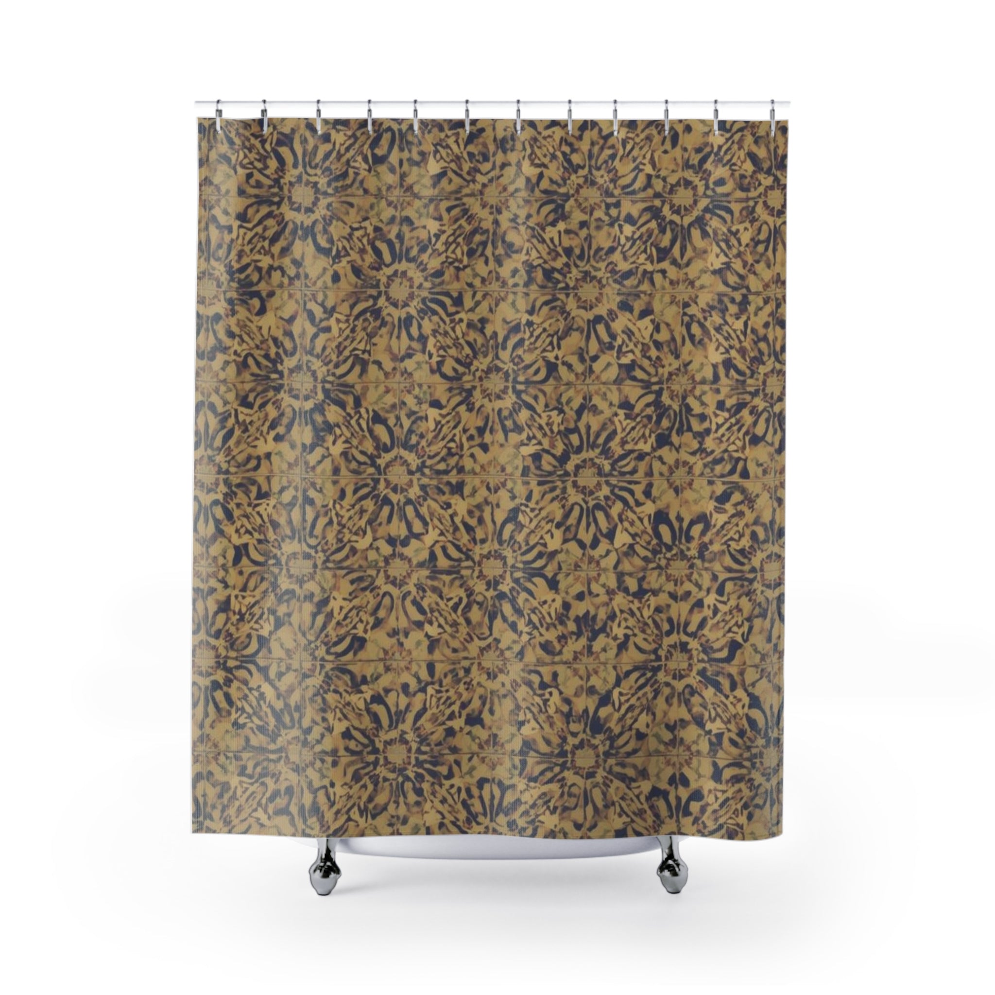 Bohemian Floral Shower Curtain, Vintage Decor, Bathroom Upgrade, Gift Idea for Home, Unique Style, Wedding Registry - Rosetta Creative Boutique